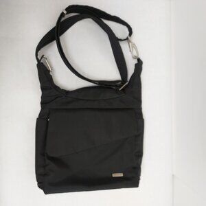 Travelon Anti-Theft Classic Messenger Bag Black Security RFID Crossbody Purse